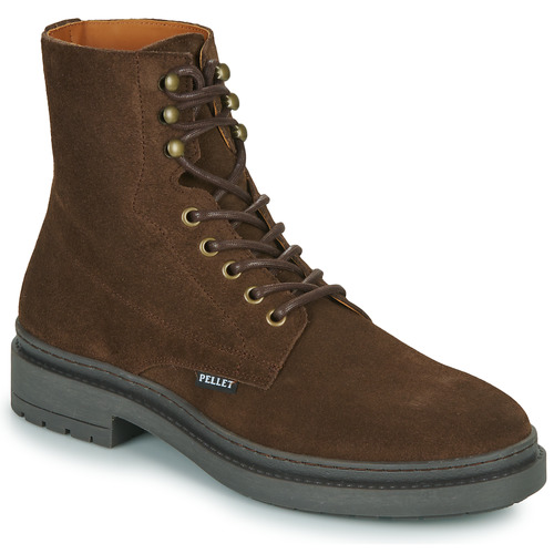 Shoes Men Mid boots Pellet JONAS Velvet / Chocolate