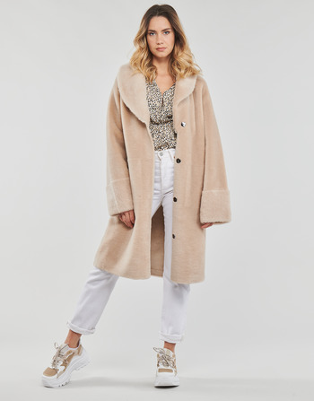 Clothing Women coats Oakwood PROMESSE Beige