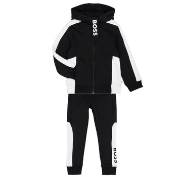 Clothing Boy Tracksuits BOSS J28100-09B Black