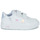 Shoes Girl Low top trainers Lacoste T-CLIP White / Iris