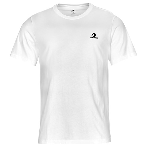 Clothing Men short-sleeved t-shirts Converse GO-TO EMBROIDERED STAR CHEVRON TEE White