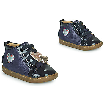 Shoes Girl High top trainers Shoo Pom BOUBA HEART Marine