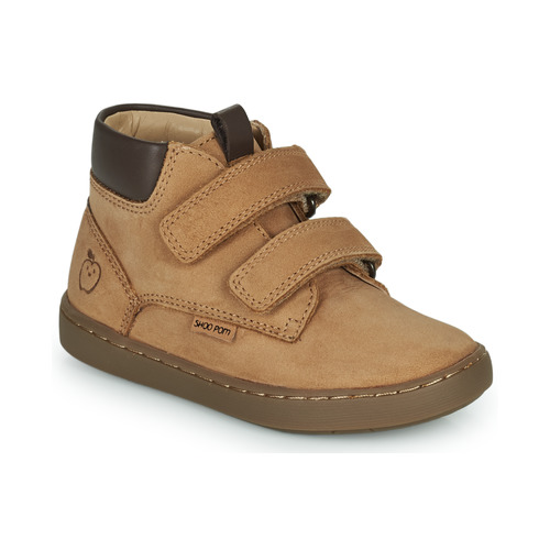 Shoes Boy High top trainers Shoo Pom PLAY DESERT SCRATCH Camel