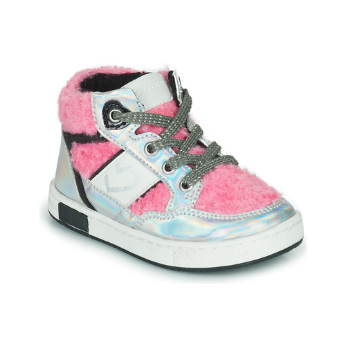 Shoes Girl High top trainers Chicco CEZARY Pink / Silver