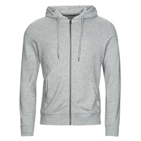 Clothing Men sweaters Jack & Jones JJEBASIC SWEAT ZIP HOOD Grey