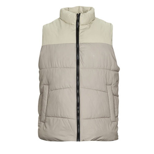 Clothing Men Duffel coats Jack & Jones JJCHILI BODYWARMER Beige