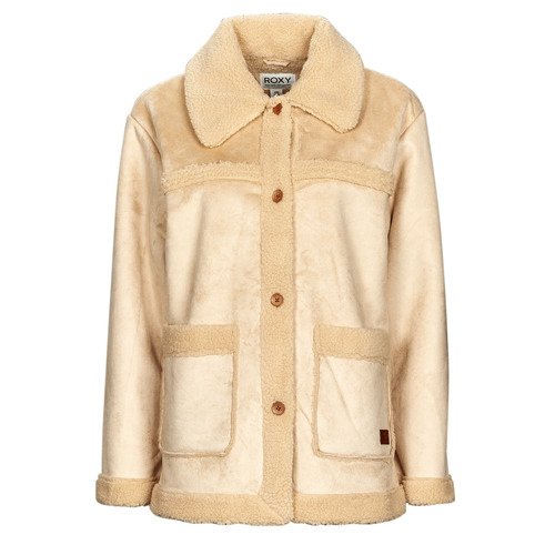 Clothing Women coats Roxy CHANGE OF HEART Beige