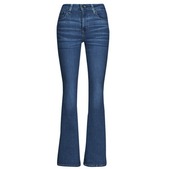 Clothing Women Flare / wide jeans Levi's 726  HR FLARE Blue