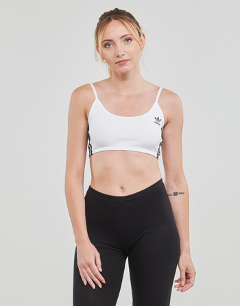 Clothing Women Sport bras adidas Originals BRA TOP White