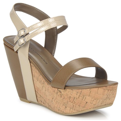 Shoes Women Sandals Chinese Laundry GO GETTER Taupe / Dk / Beige