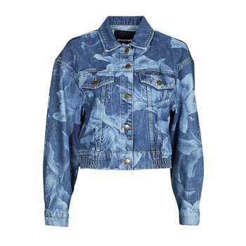 Clothing Women Denim jackets Desigual OKLAHOMA Blue