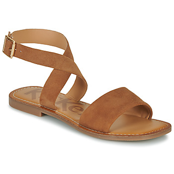 Shoes Women Sandals Kickers KICK GIMIK Cognac