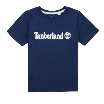 Clothing Boy short-sleeved t-shirts Timberland T25T77 Marine