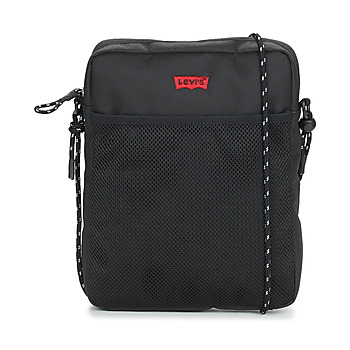 Bags Men Pouches / Clutches Levi's DUAL STRAP NORTH-SOUTH CROSSBODY Black