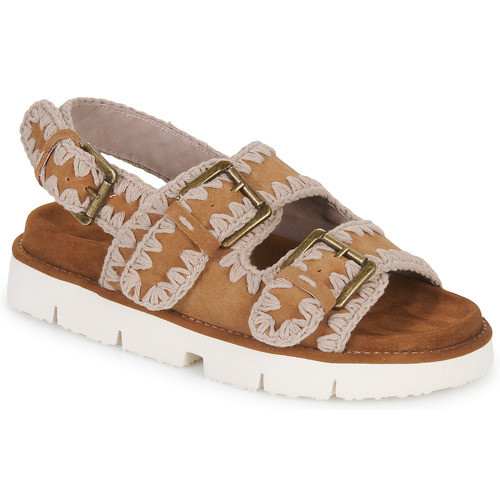 Shoes Women Sandals Mou MU.SW461003A-COG Brown