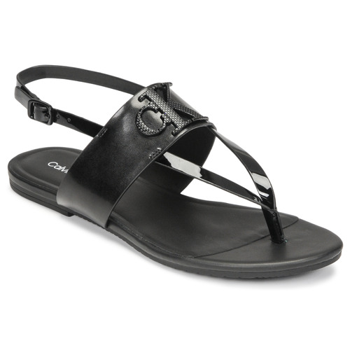 Shoes Women Sandals Calvin Klein Jeans FLAT SANDAL TOEPOST HW Black