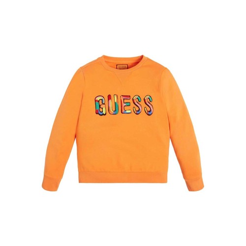 Clothing Boy sweaters Guess SWEAT Orange