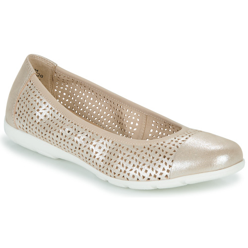 Shoes Women Ballerinas Caprice 22151 Gold