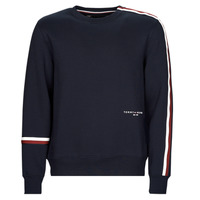 Clothing Men sweaters Tommy Hilfiger NEW GLOBAL STRIPE CREWNECK Marine