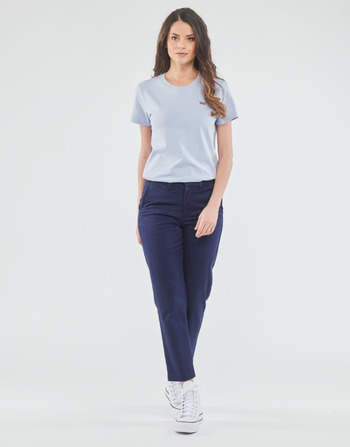 Clothing Women chinos Levi's ESSENTIAL CHINO Marine