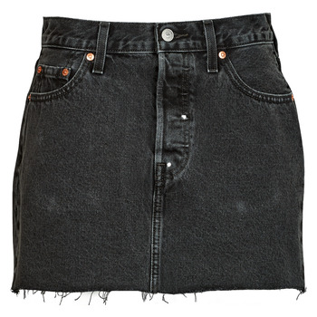 Clothing Women Skirts Levi's ICON SKIRT Black