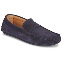 Shoes Men Loafers Selected SLHSERGIO SUEDE PENNY DRIVING Marine