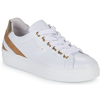 Shoes Women Low top trainers NeroGiardini E306510D-707 White / Gold