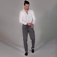 Clothing Men 5-pocket trousers THEAD. BRIAN PANT Grey