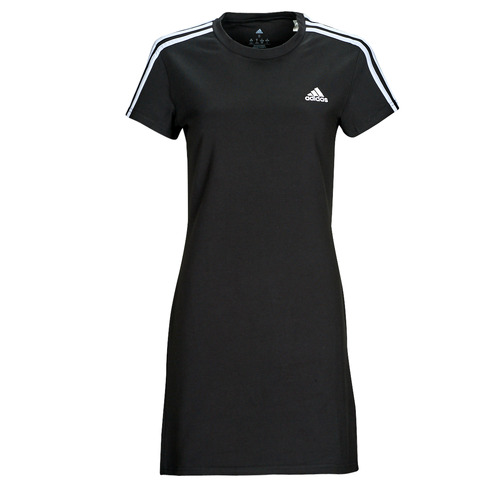 Clothing Women Short Dresses Adidas Sportswear 3S FIT T DR Black