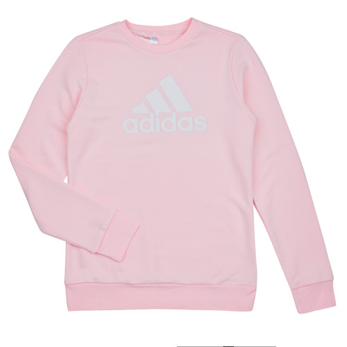 Clothing Girl sweaters Adidas Sportswear ESS BL SWT Pink / Clear