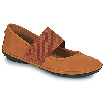 Shoes Women Ballerinas Camper RIGHT NINA Cognac