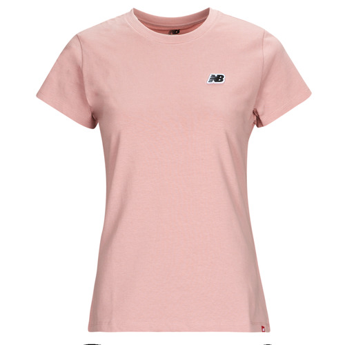 Clothing Women short-sleeved t-shirts New Balance WT23600-POO Pink