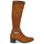 Shoes Women Boots JB Martin LEONOR Canvas / Suede / Camel