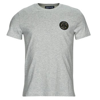 Clothing Men short-sleeved t-shirts Versace Jeans Couture GAHY01 Grey / Mottled