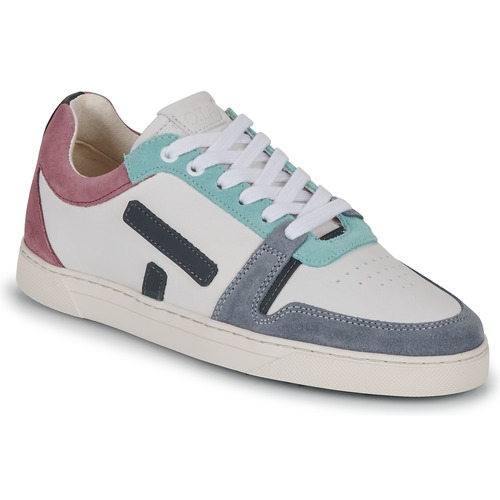 Shoes Women Low top trainers OTA SANSAHO Pearl / Aqua / Aubergine