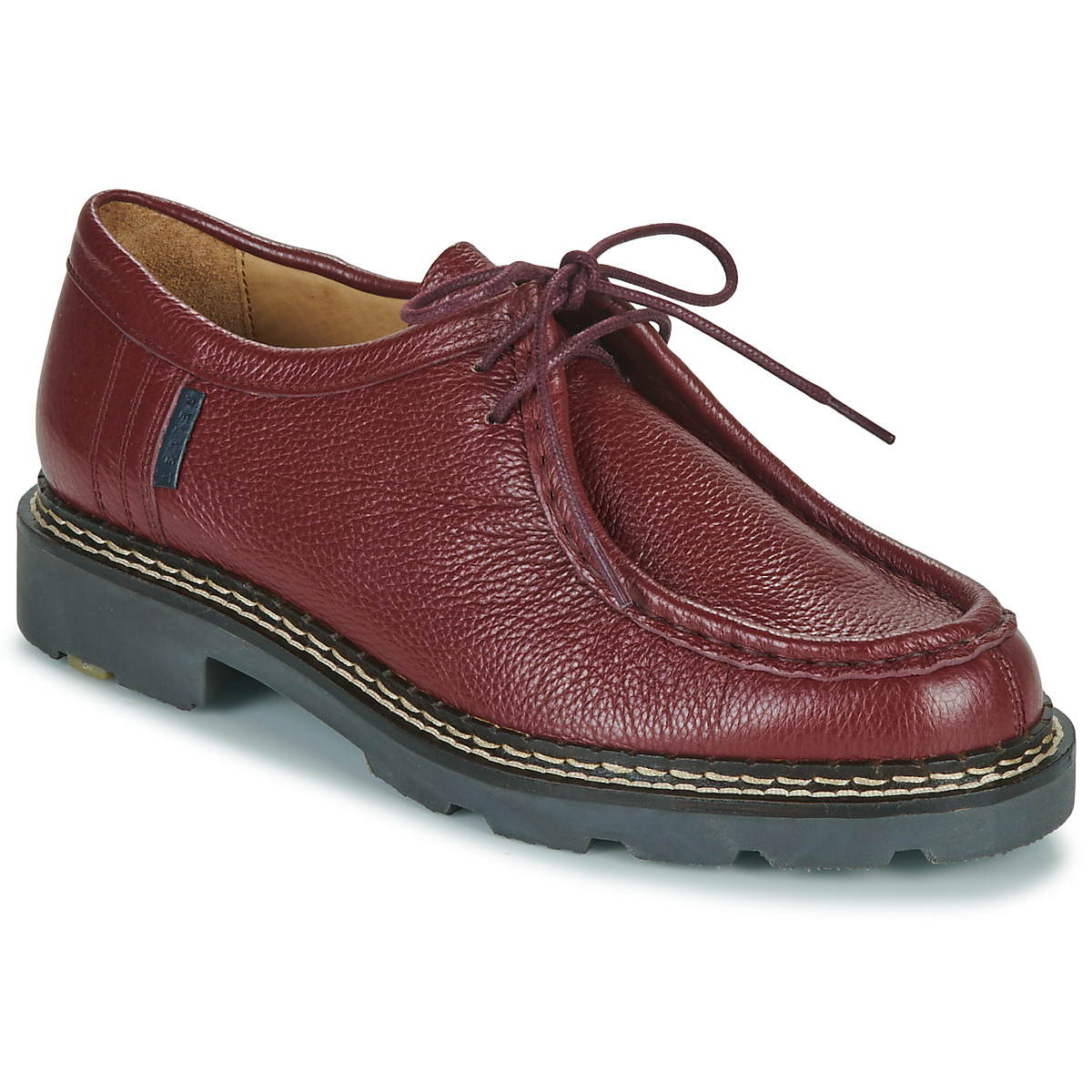 Shoes Women Derby shoes Pellet MACHA Veal / Graine / Pull / Cup / Wine