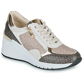 Shoes Women Low top trainers Marco Tozzi SEPT Beige / Gold