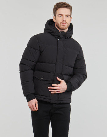 Clothing Men Duffel coats Jack & Jones JJDAVID PUFFER JACKET Black