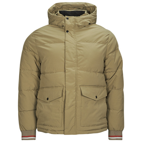 Clothing Men Duffel coats Jack & Jones JJDAVID PUFFER JACKET Beige