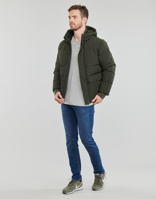 Jack & Jones JJDAVID PUFFER JACKET Kaki