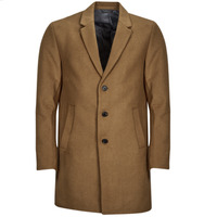 Clothing Men coats Jack & Jones JJEMORRISON WOOL COAT SN Camel