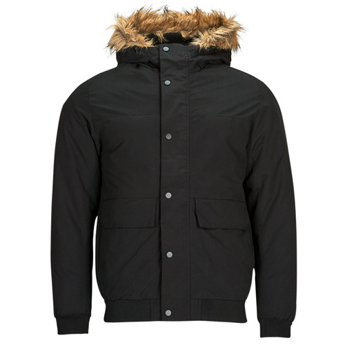 Clothing Men Parkas Jack & Jones JJCHAMP BOMBER JACKET FUR Black