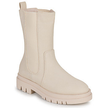 Shoes Women Mid boots Moony Mood PAULA Beige