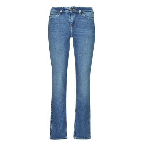 Clothing Women straight jeans Lee MARION STRAIGHT Blue