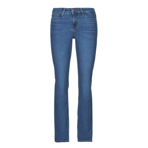 Clothing Women straight jeans Lee MARION STRAIGHT Blue