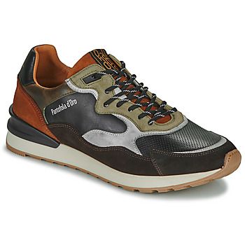 Shoes Men Low top trainers Pantofola d'Oro TREVISO RUNNER UOMO LOW Black / Brown / Kaki