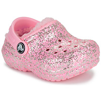 Shoes Girl Clogs Crocs Classic Lined Glitter Clog T Pink