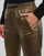 Clothing Women Wide leg / Harem trousers Oakwood GIFT METAL Bronze / Metallic