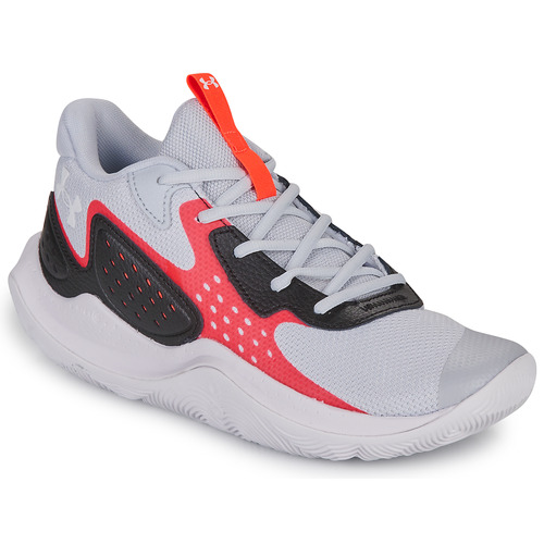 Shoes Men Basketball shoes Under Armour UA JET' 23 Grey / Black / Red