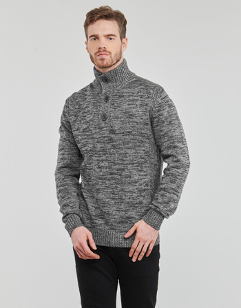 Clothing Men jumpers Petrol Industries MEN KNITWEAR COLLAR Grey